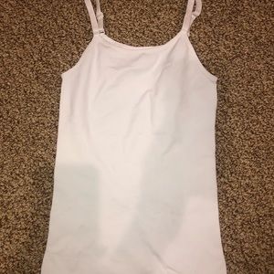 White shaperwear tank